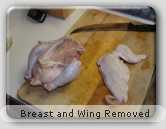 Chicken breast and wing Chicken breast and wing